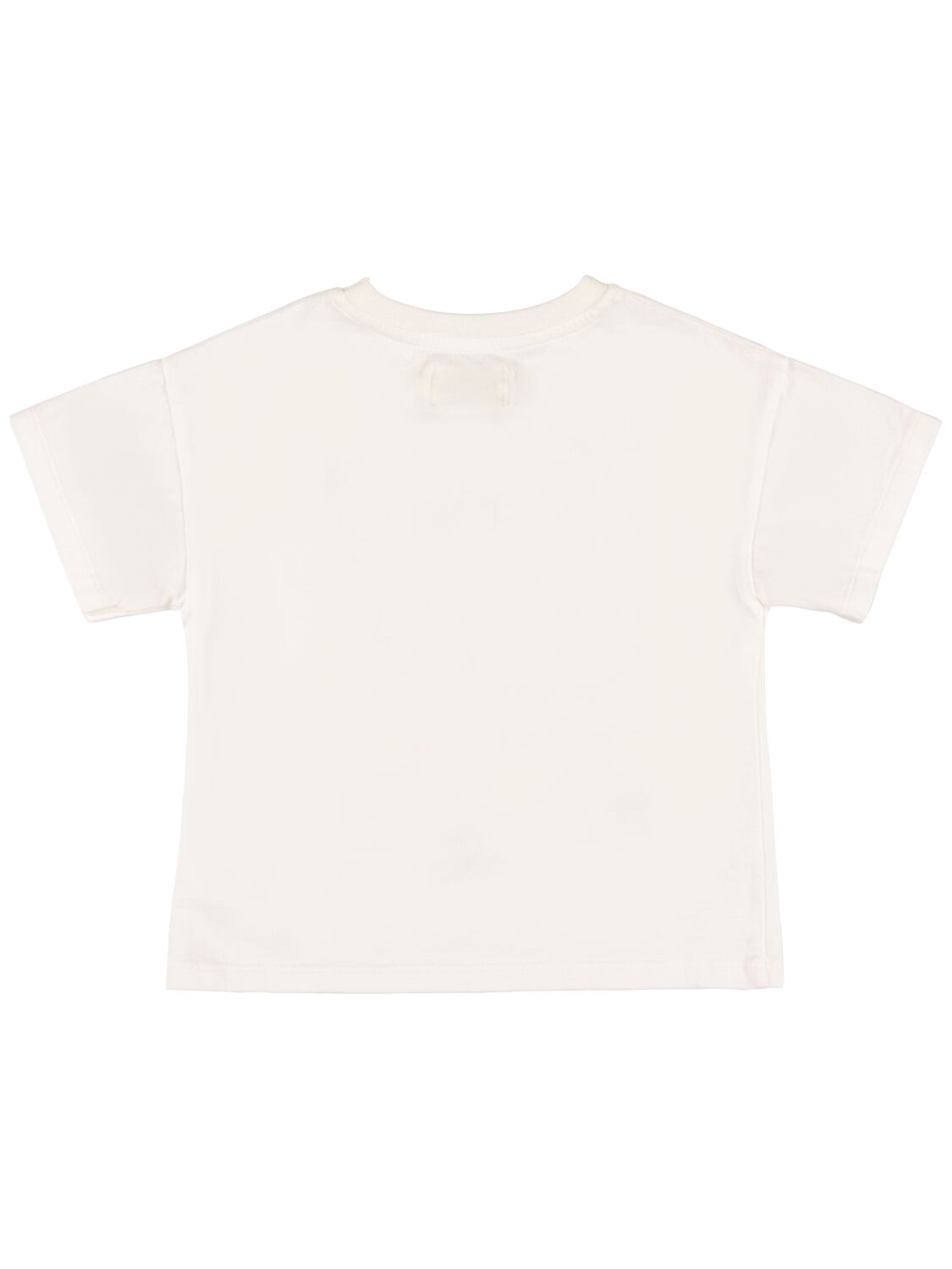 Shop The New Society Printed Cotton Jersey T-shirt In White