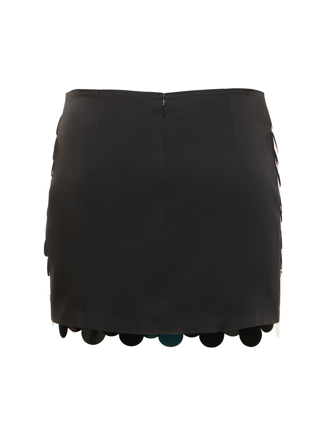 Shop 16arlington Haile Sequined Mid Rise Mini Skirt In Black