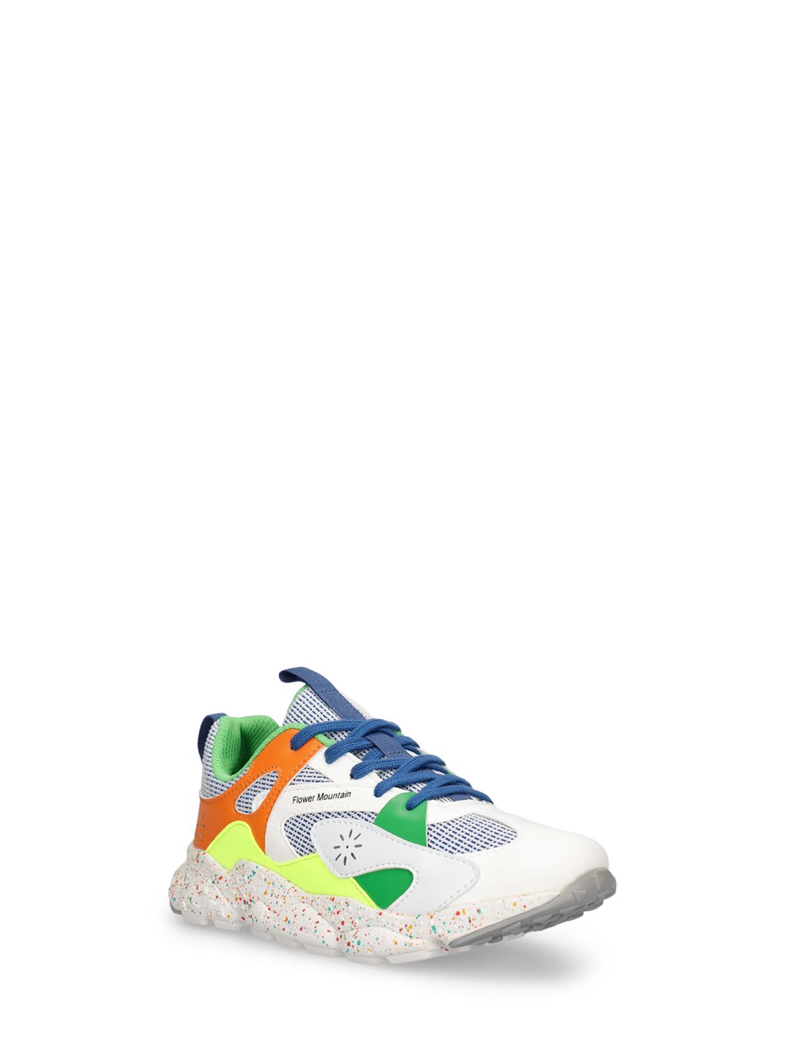 Shop Flower Mountain Lace-up Sneakers In Multicolor
