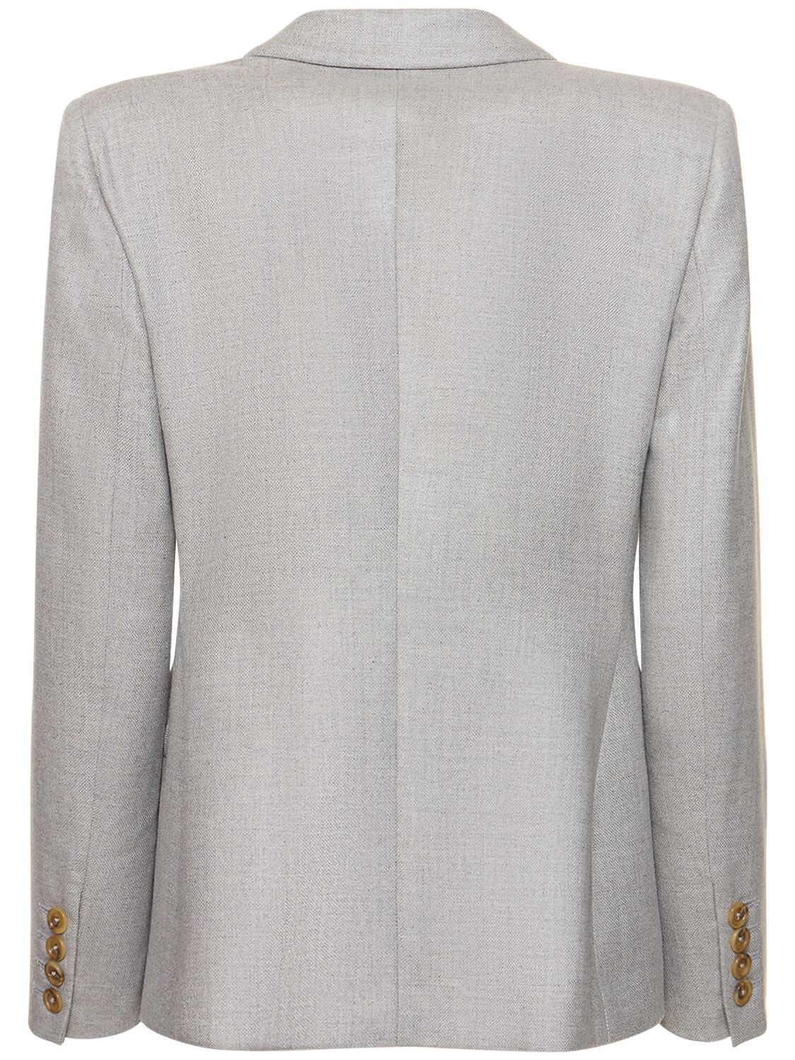Shop Blazé Milano Alithia Stone Charmer Silk & Wool Blazer In Grey
