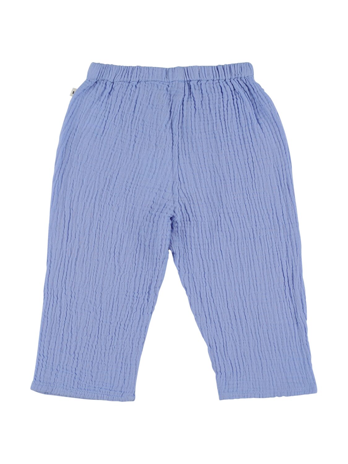Shop The New Society Cotton Piquet Pants In Blue