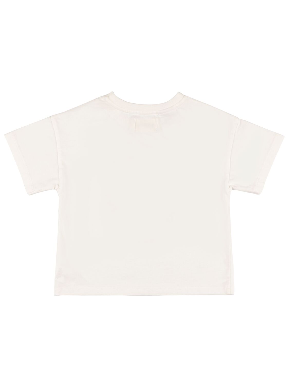 Shop The New Society Printed Cotton Jersey T-shirt In Off White