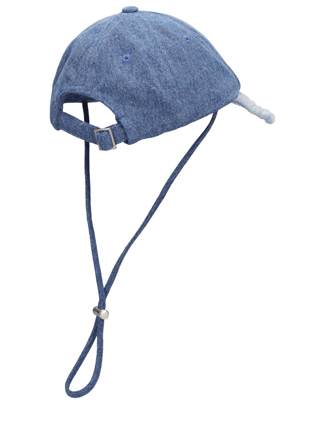 Shop Jacquemus La Casquette Artichaut Cotton Hat In Blue