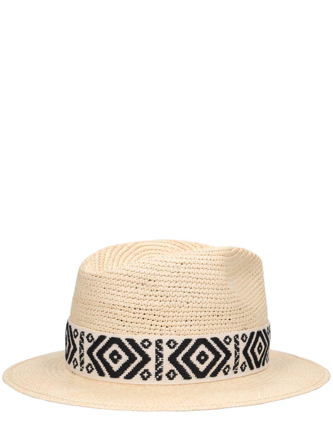 Shop Borsalino Country Straw Panama Hat In Beige