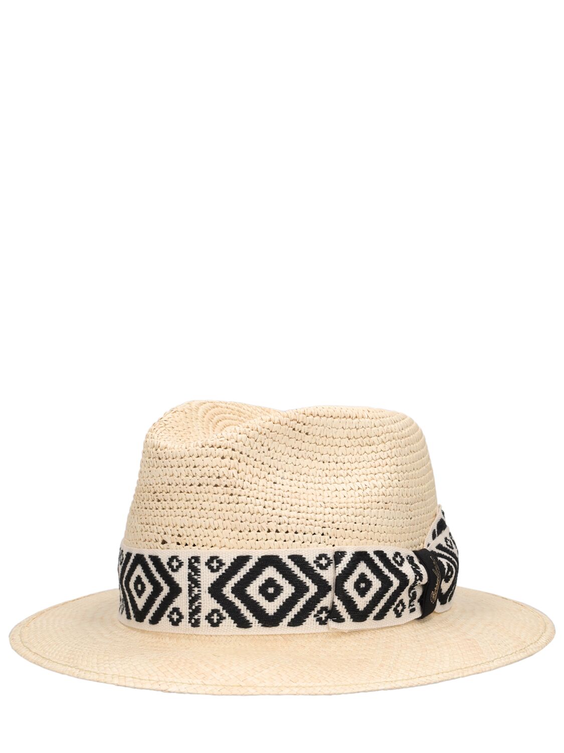 Shop Borsalino Country Straw Panama Hat In Beige