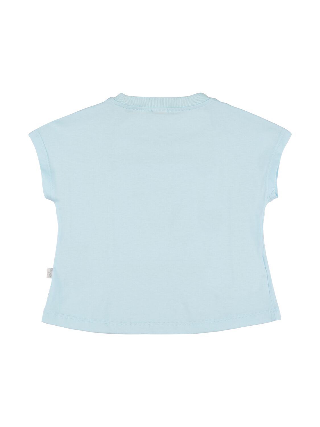 Shop Il Gufo Embroidered Cotton Jersey T-shirt In Green,white