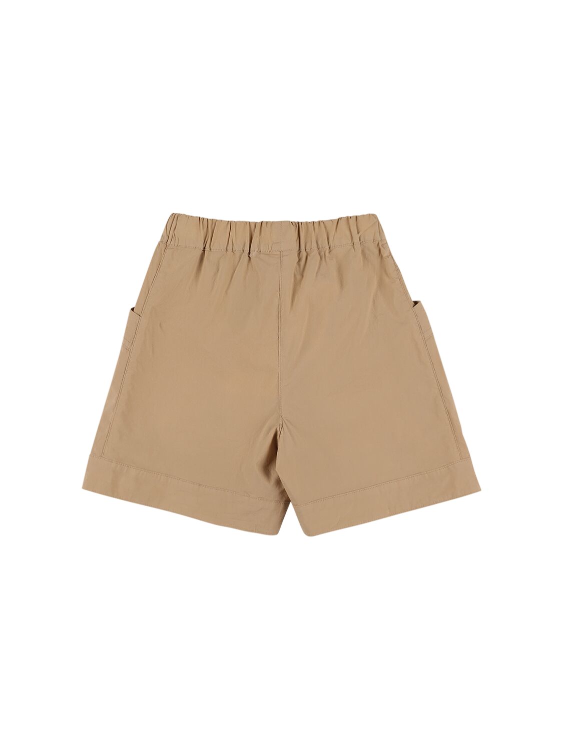 Shop Aspesi Cotton Blend Shorts In Beige
