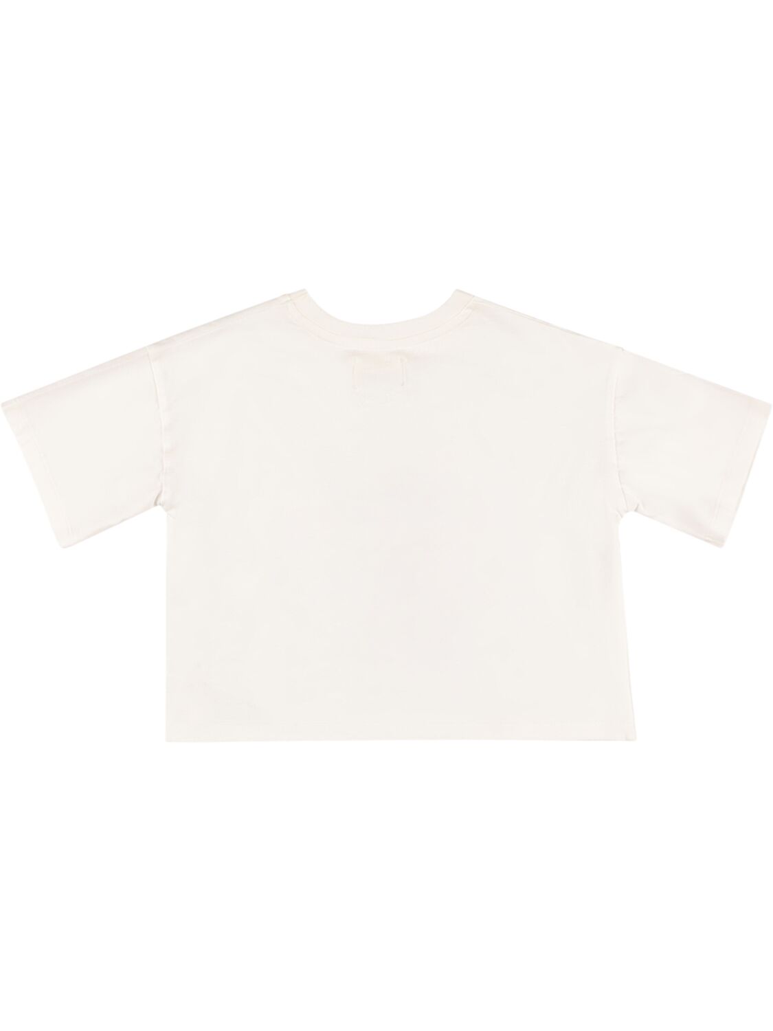 Shop The New Society Printed Bci Cotton Jersey T-shirt In White