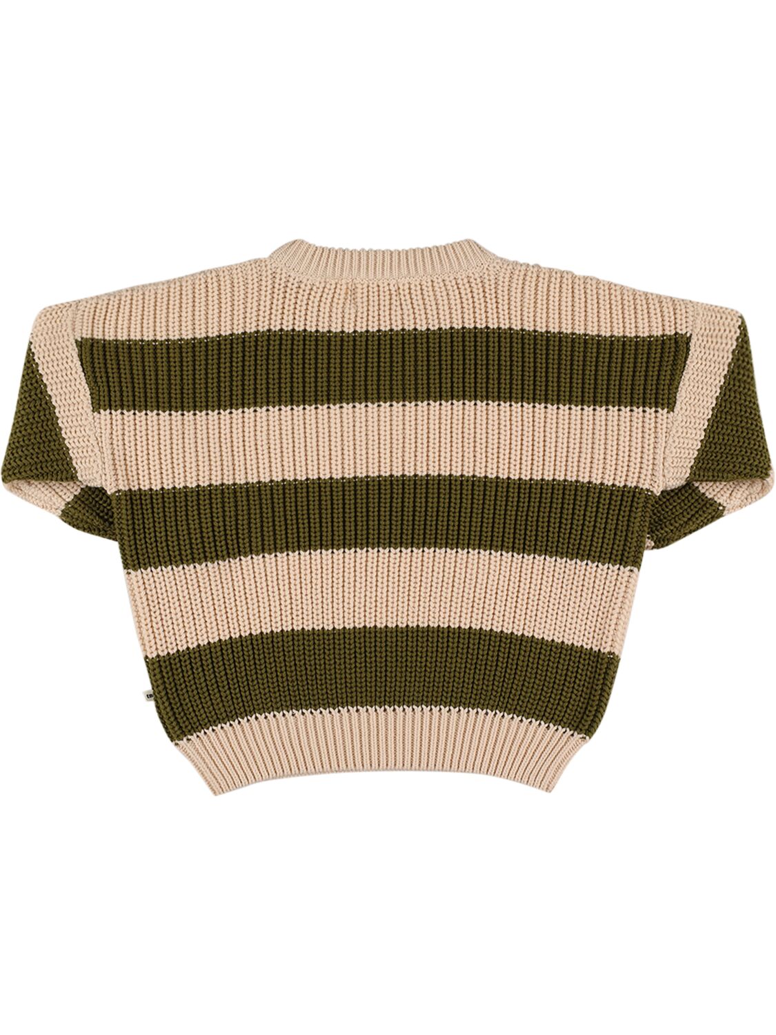 Shop The New Society Organic Cotton Knit Sweater In Beige