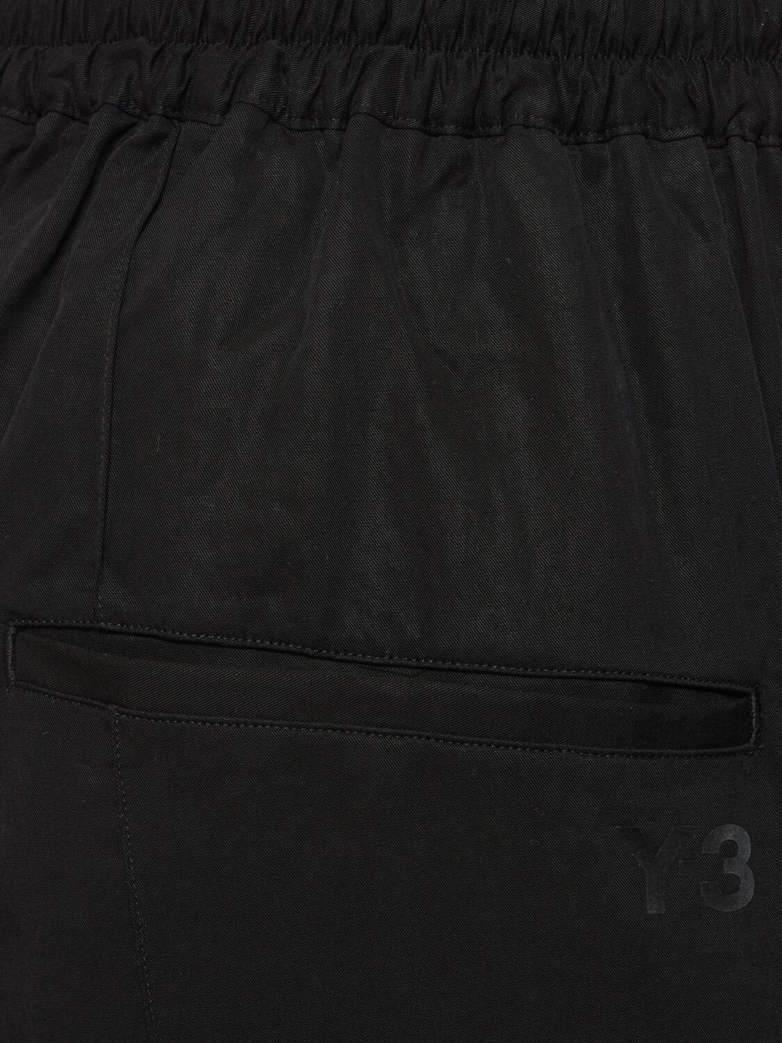 Shop Y-3 Twill Pants In Black
