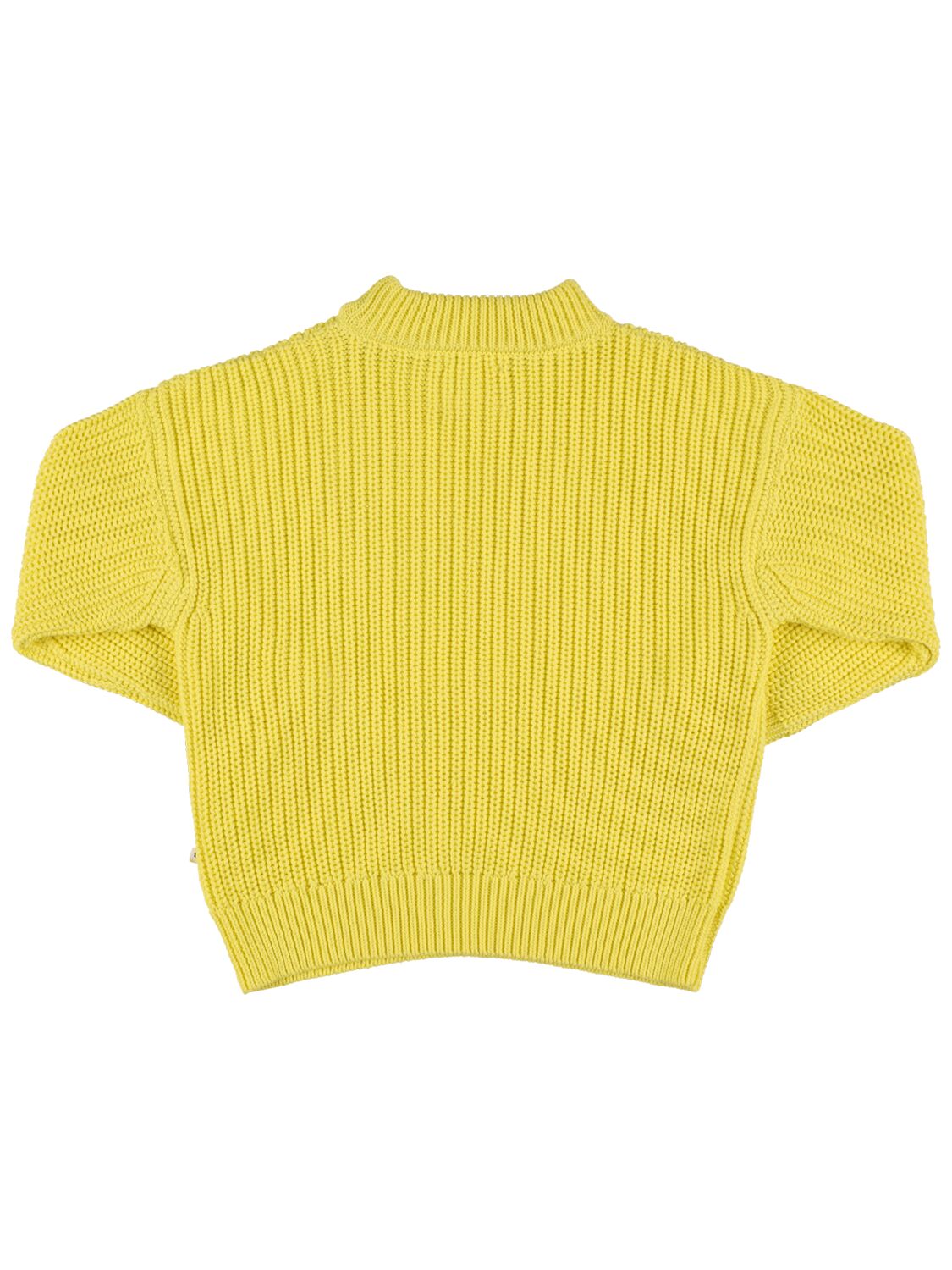Shop The New Society Organic Cotton Knit Sweater In Yellow