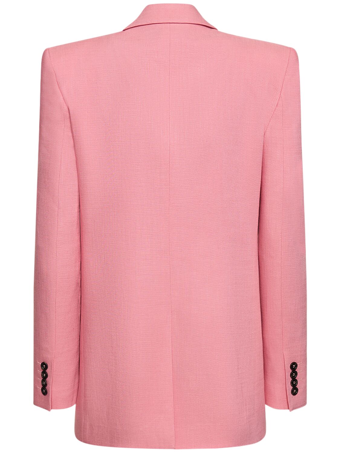 Shop Msgm Viscose Blend Blazer In Pink