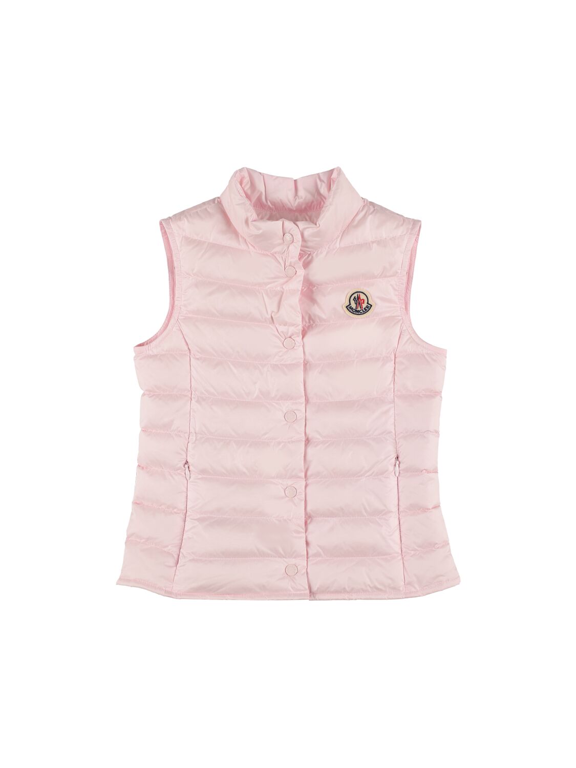 Moncler Kids' Liane Nylon Down Waistcoat In Pink