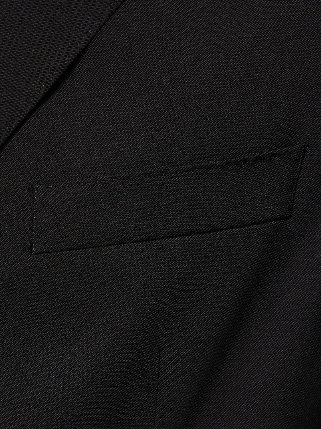Shop Hugo Boss C-hanry Tech Blend Wool Blazer In Black