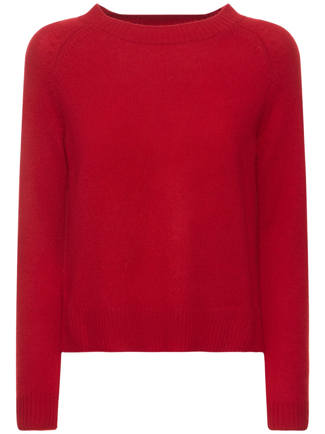Weekend Max Mara Scatola Cashmere Knit Sweater In Red