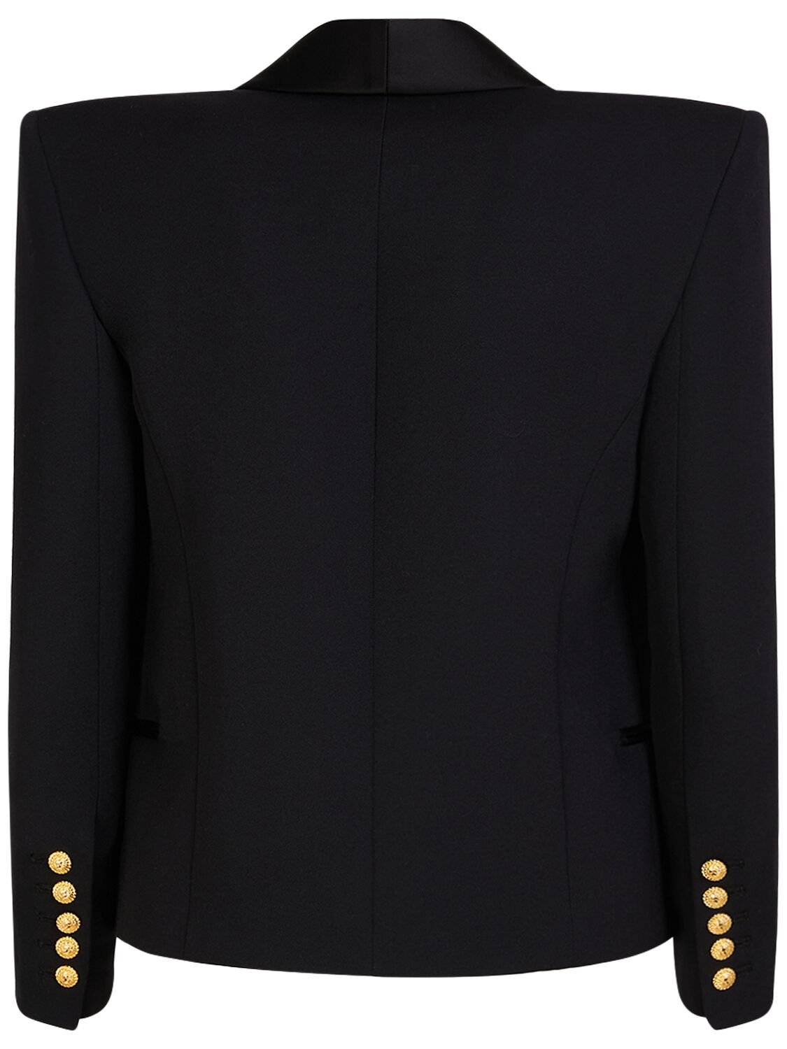 BALMAIN BOXY WOOL JACKET 