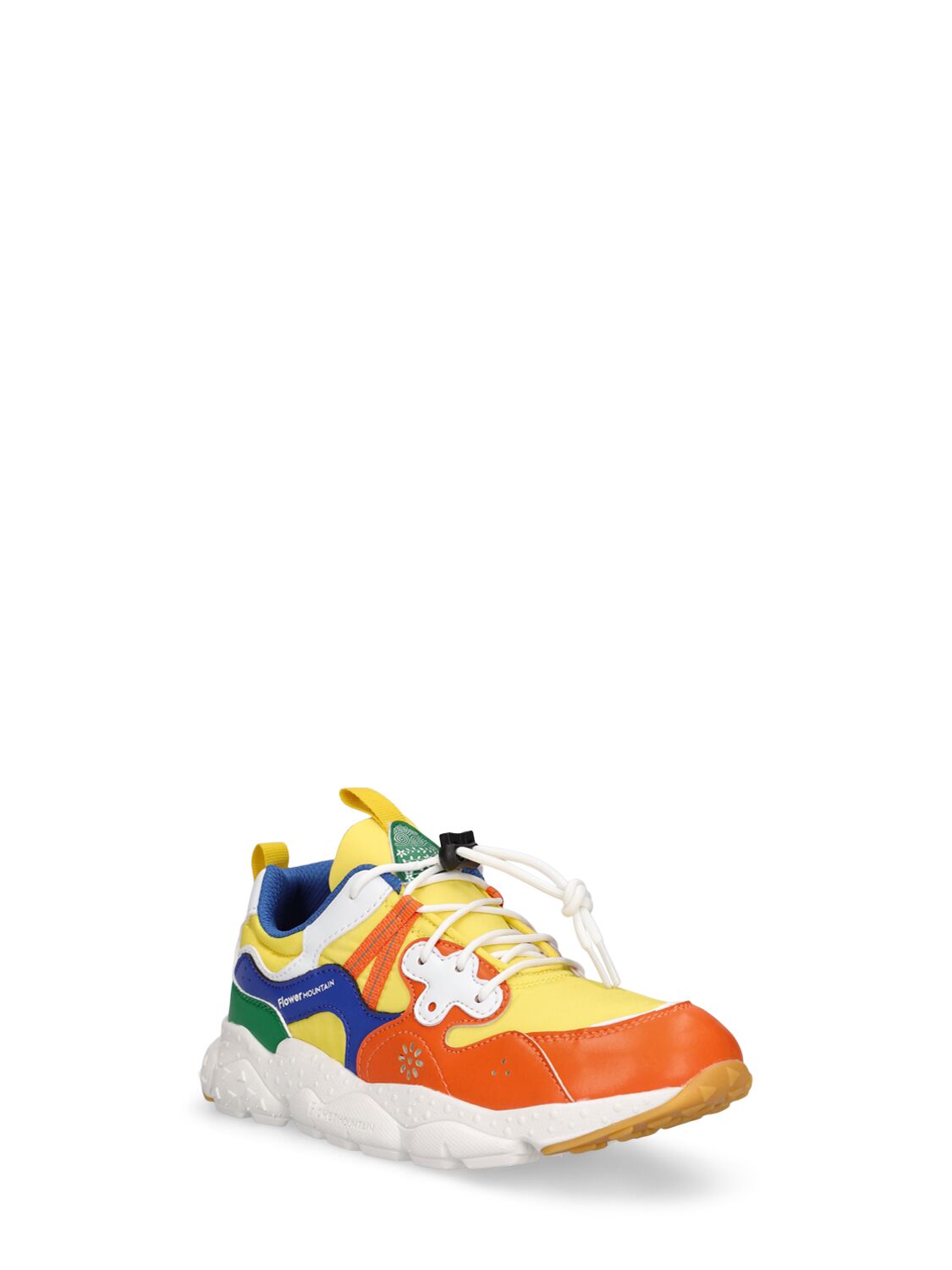 Shop Flower Mountain Lace-up Sneakers In Multicolor