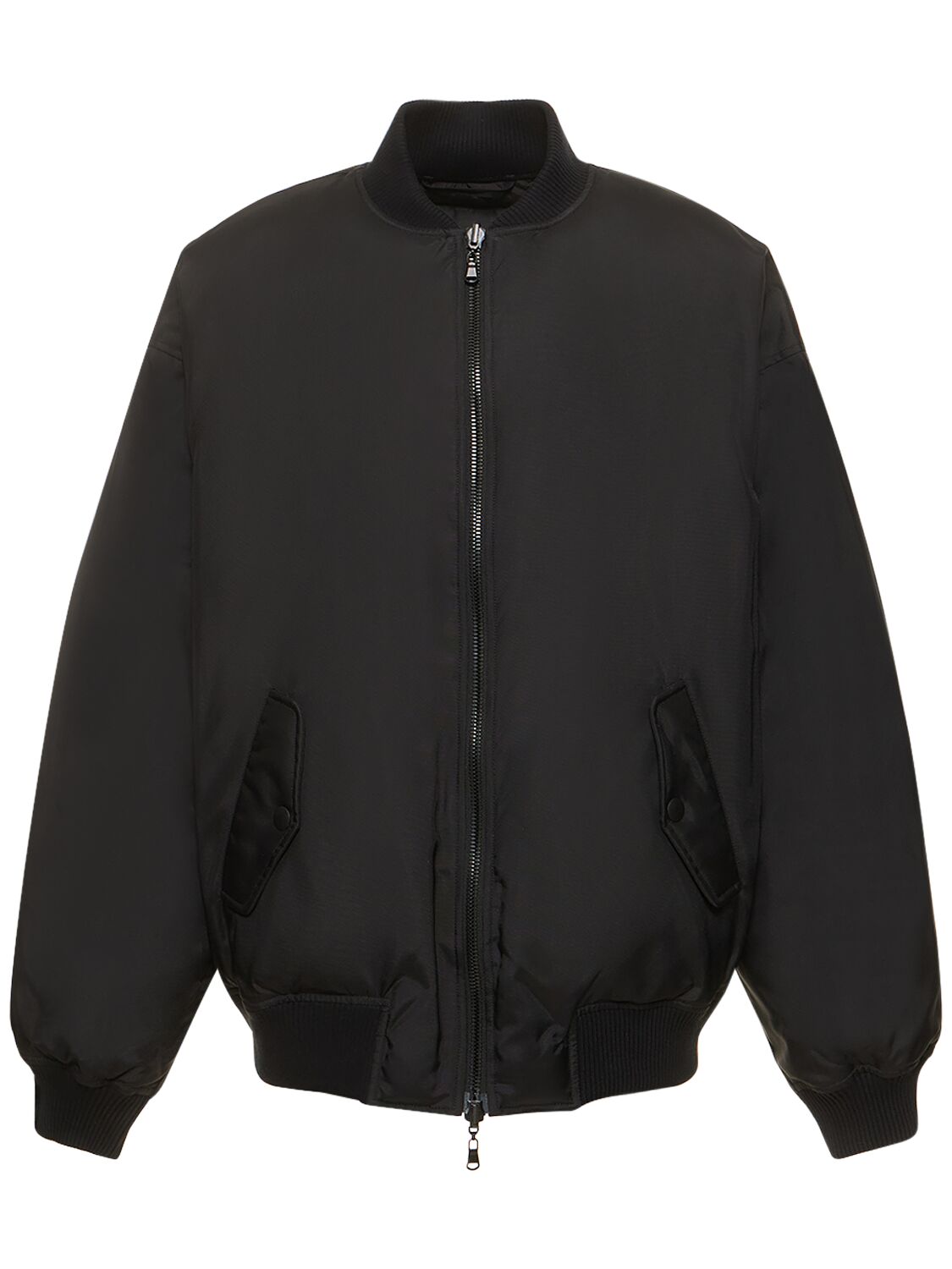 Wardrobe.nyc Reversible Down Bomber Jacket In Black
