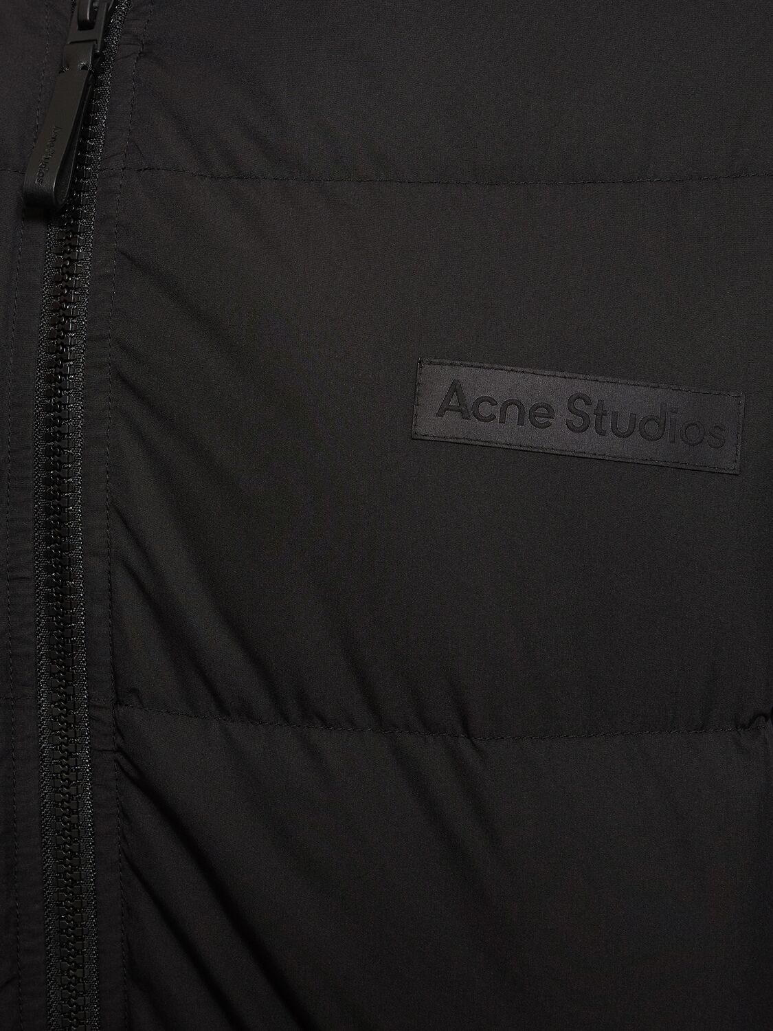 Shop Acne Studios Odeya Matte Tech Bomber Down Jacket In Black