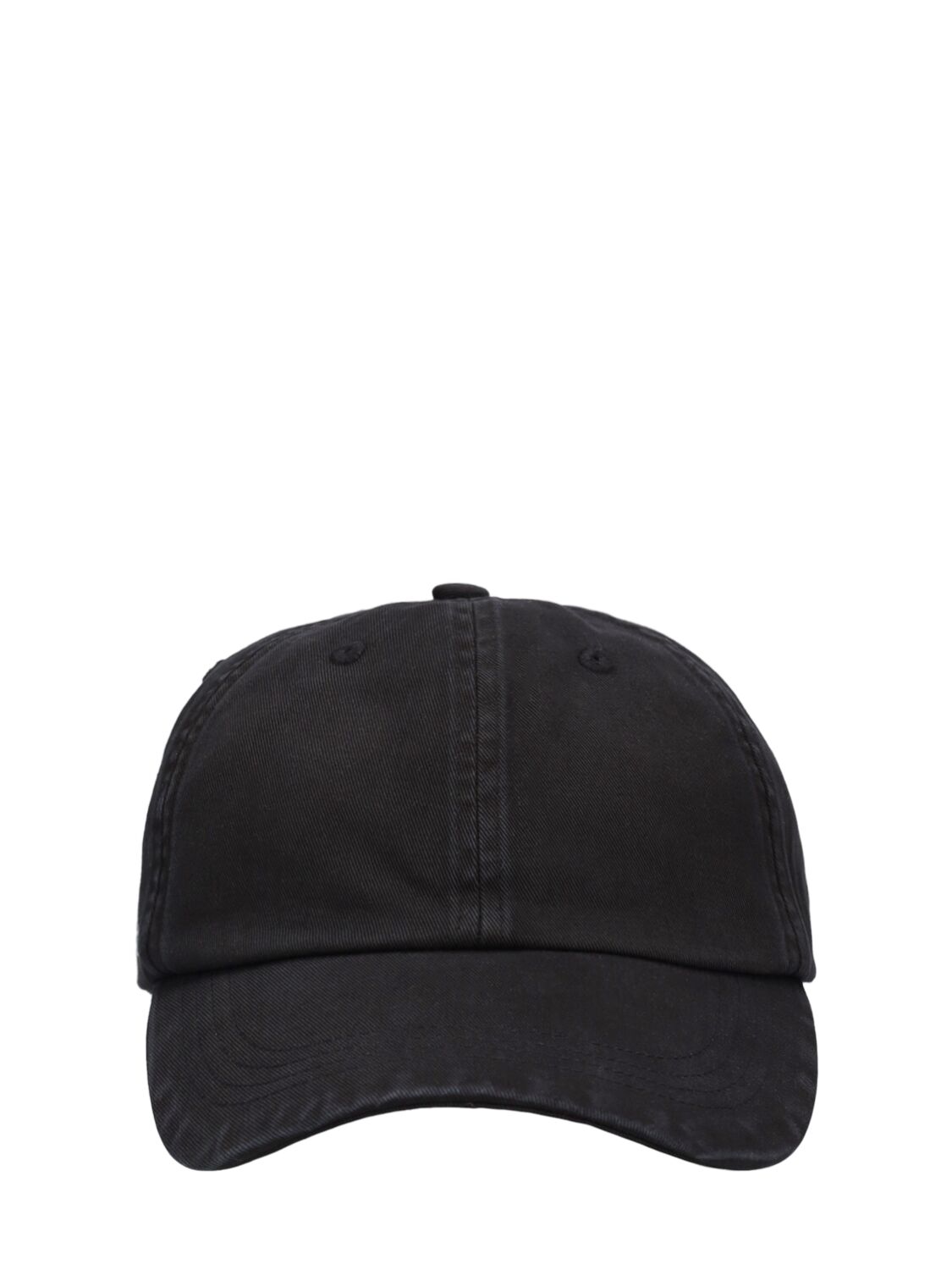 Acne Studios Carliy Cotton Twill Baseball Hat In Black