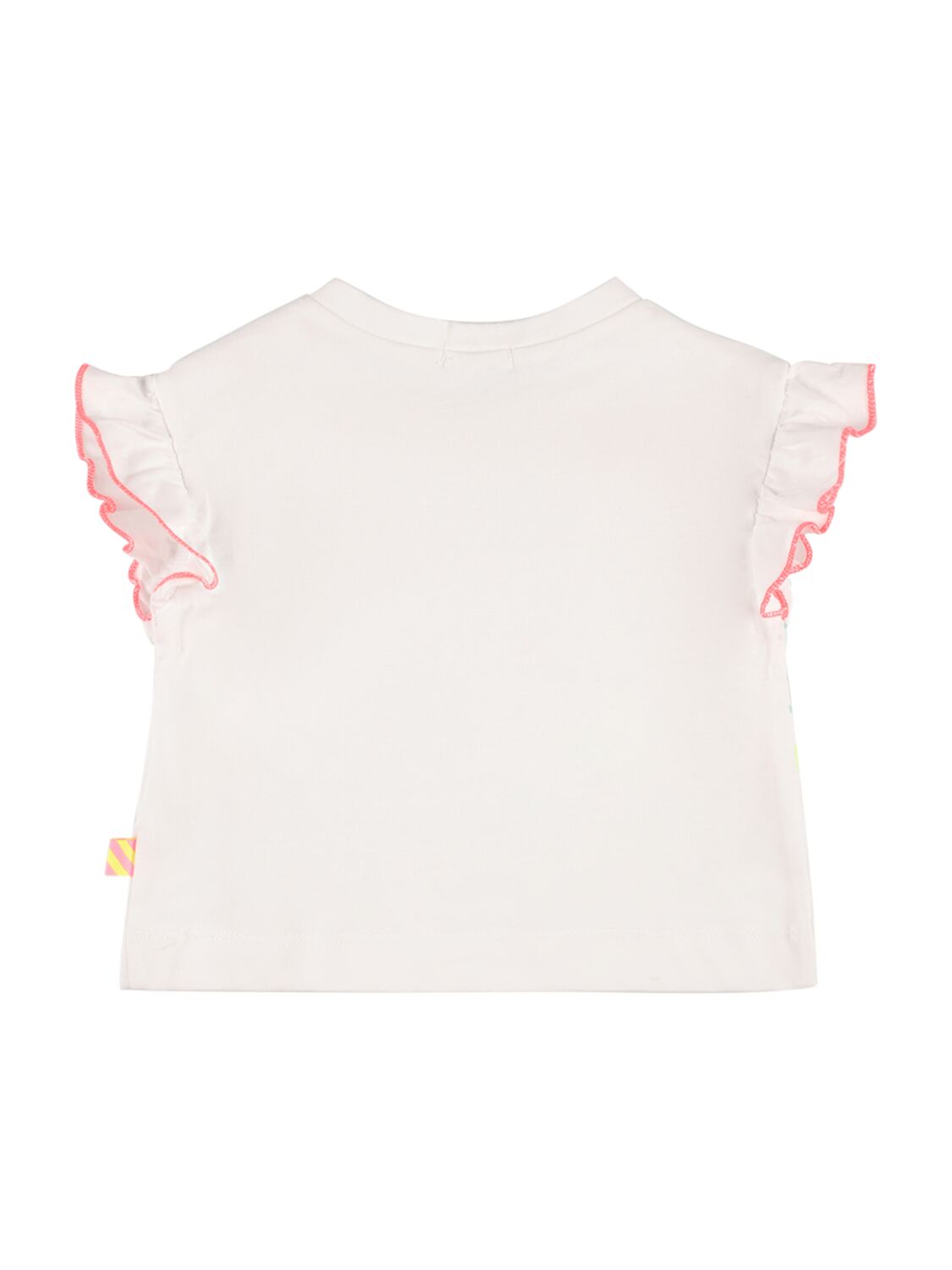 Shop Billieblush Printed Cotton T-shirt In White