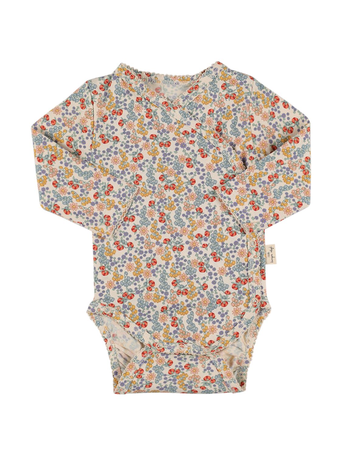 Konges Sløjd Babies' Set Of 2 Cotton Blend Bodysuits In Multicolor