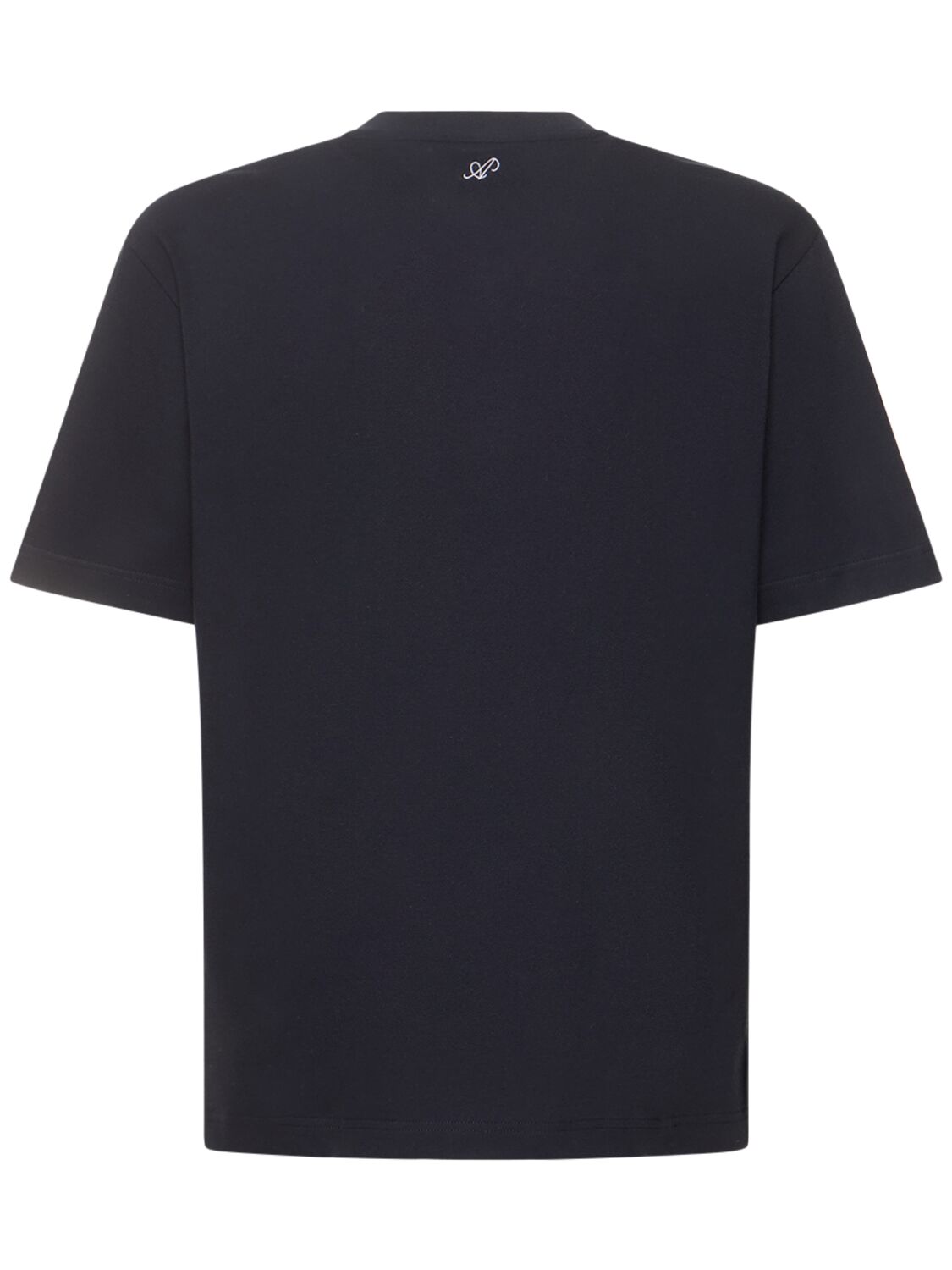 Shop After Pray Printed Mesh Layer T-shirt In Navy