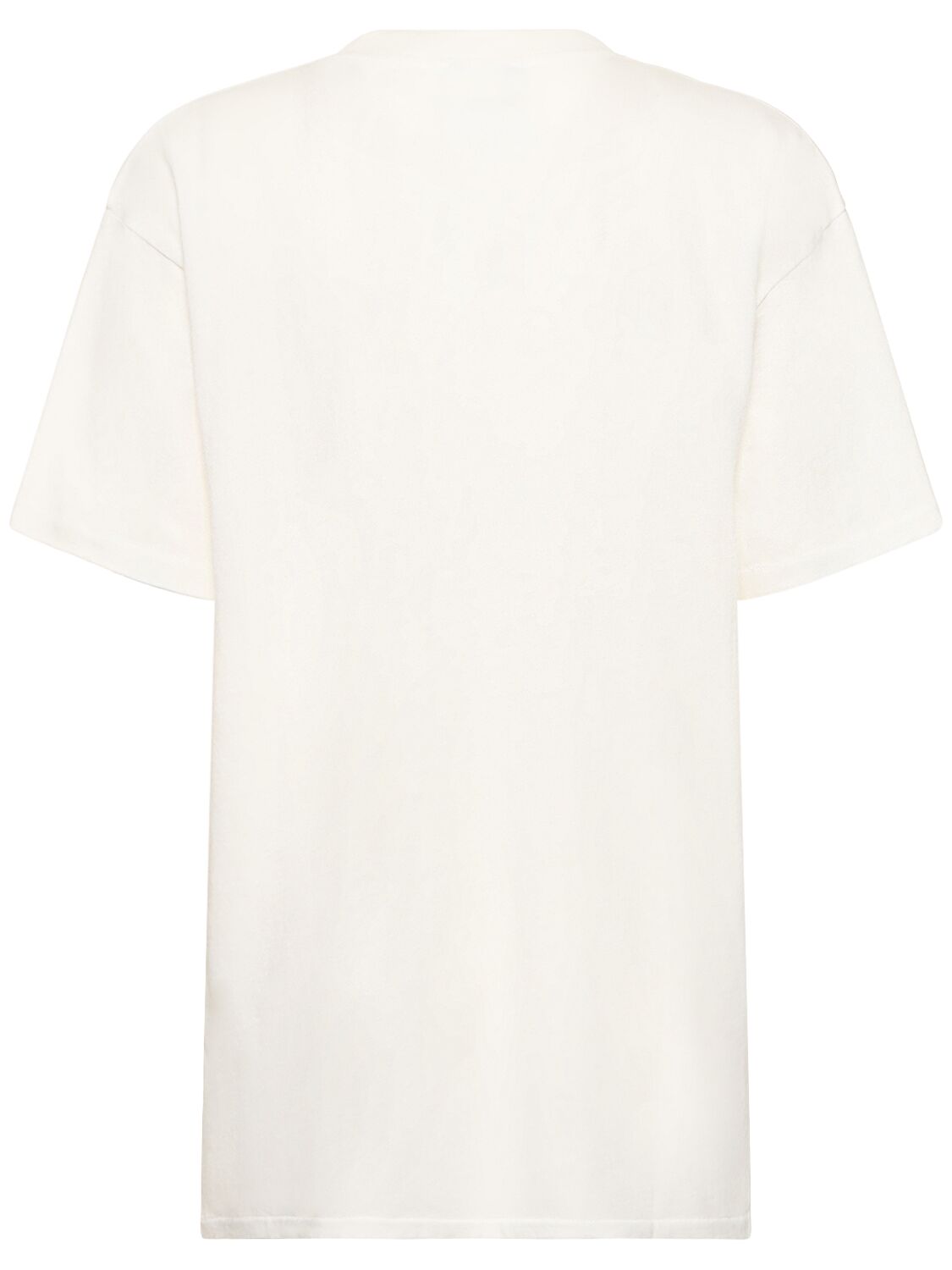 Shop Anine Bing Walker Rock N Roll Cotton T-shirt In White