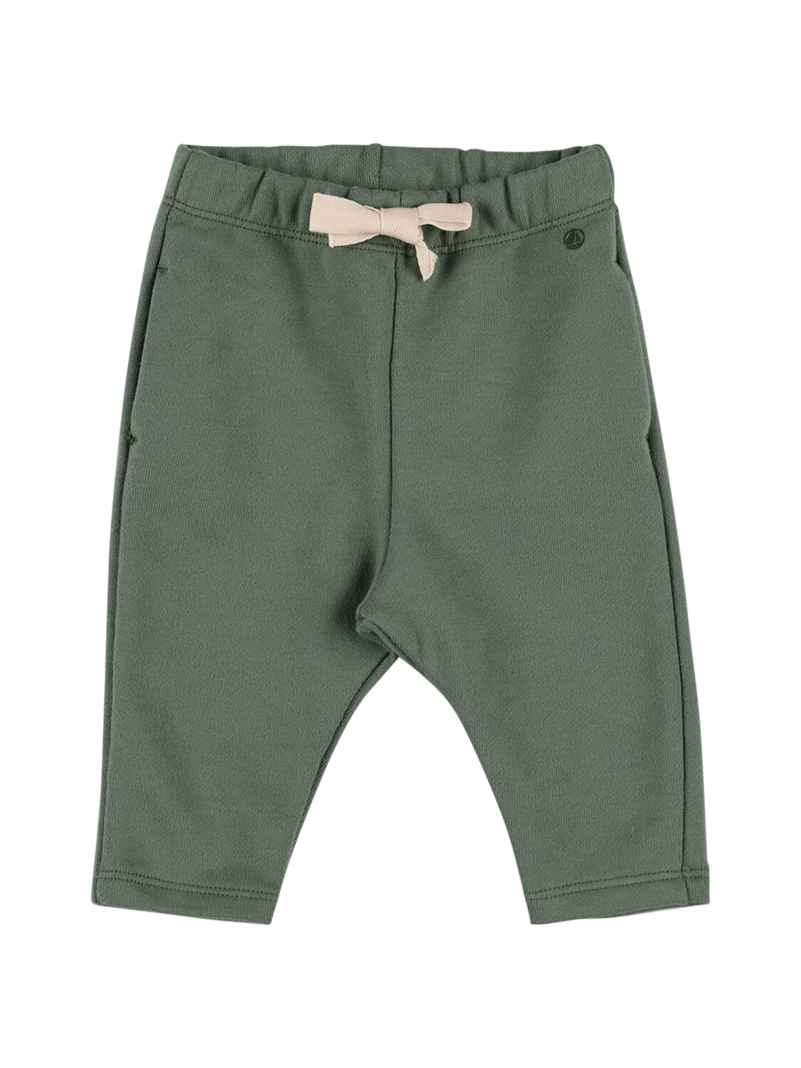 Petit Bateau Kids' Cotton Sweatpants In Green