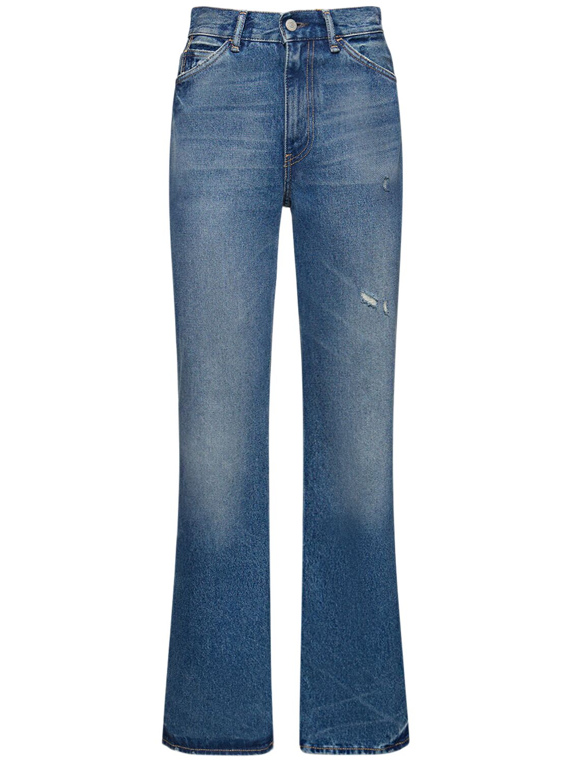 1977 High Waisted Denim Straight Jeans