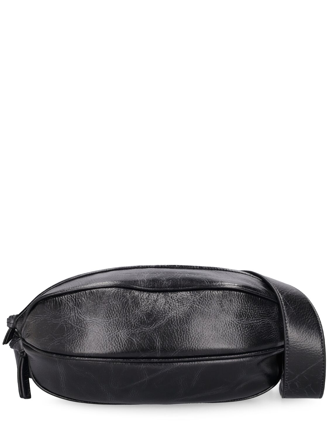 Hereu Large Boya Distressed Leather Bag In Black