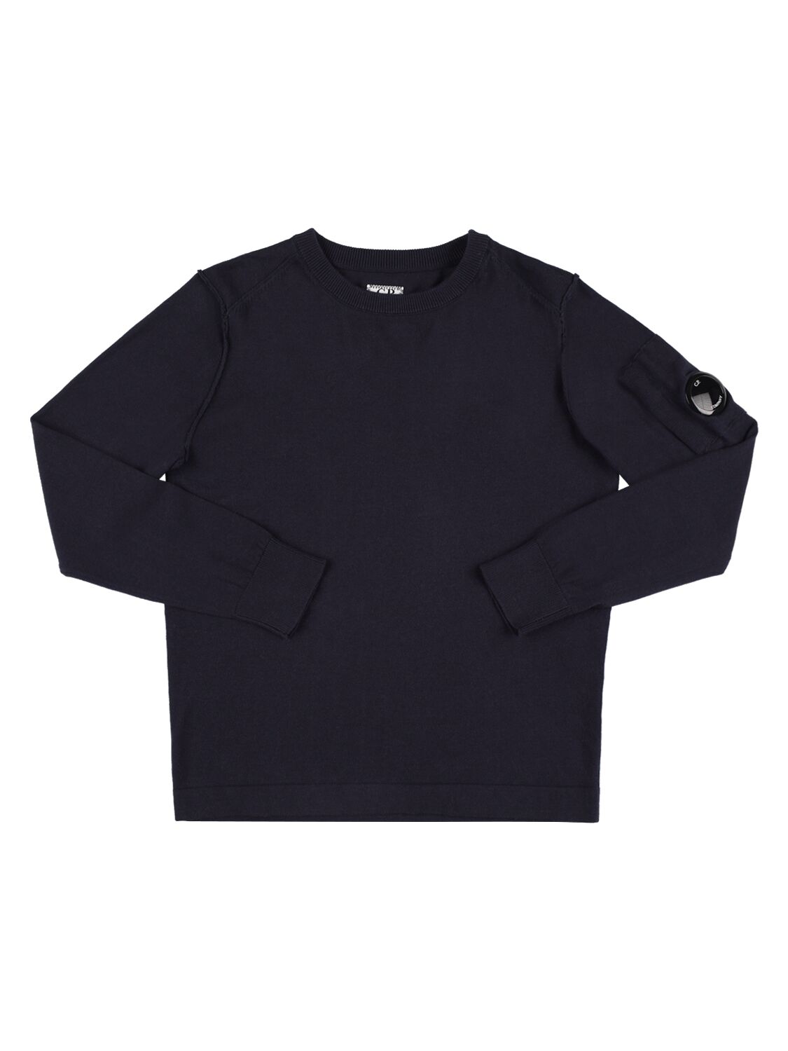 C.p. Company Kids' Cotton Knit Sweater In Navy