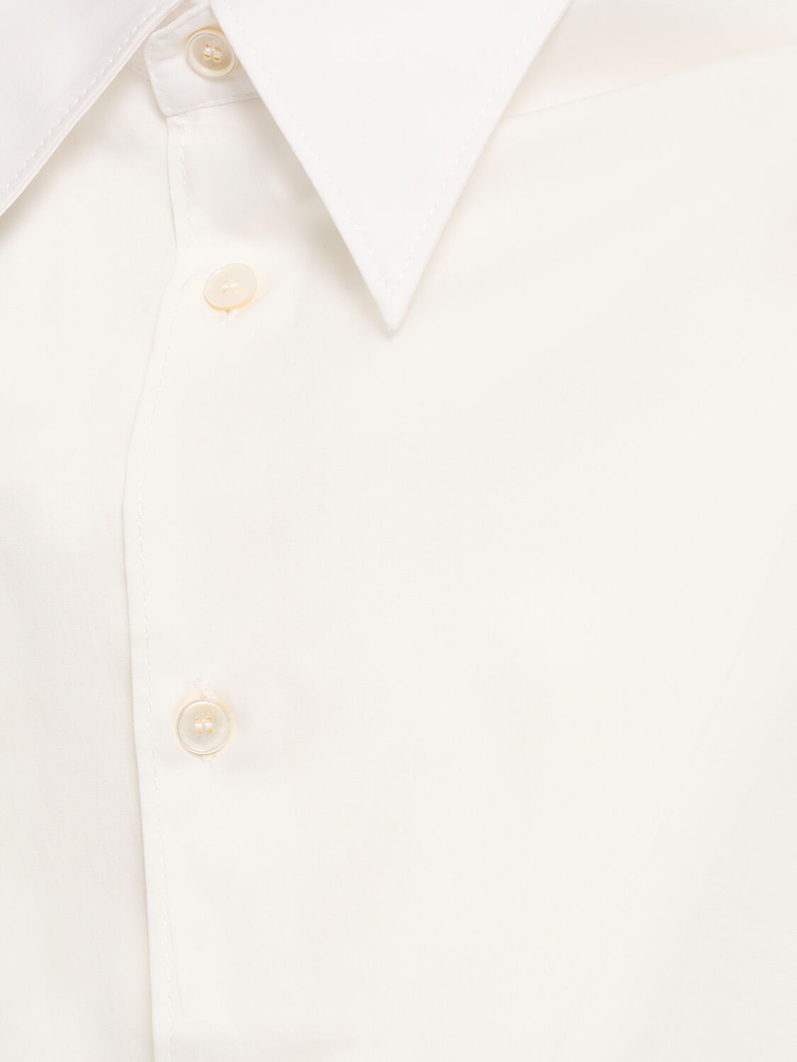 Shop Acne Studios Salo Cotton Poplin Shirt In White