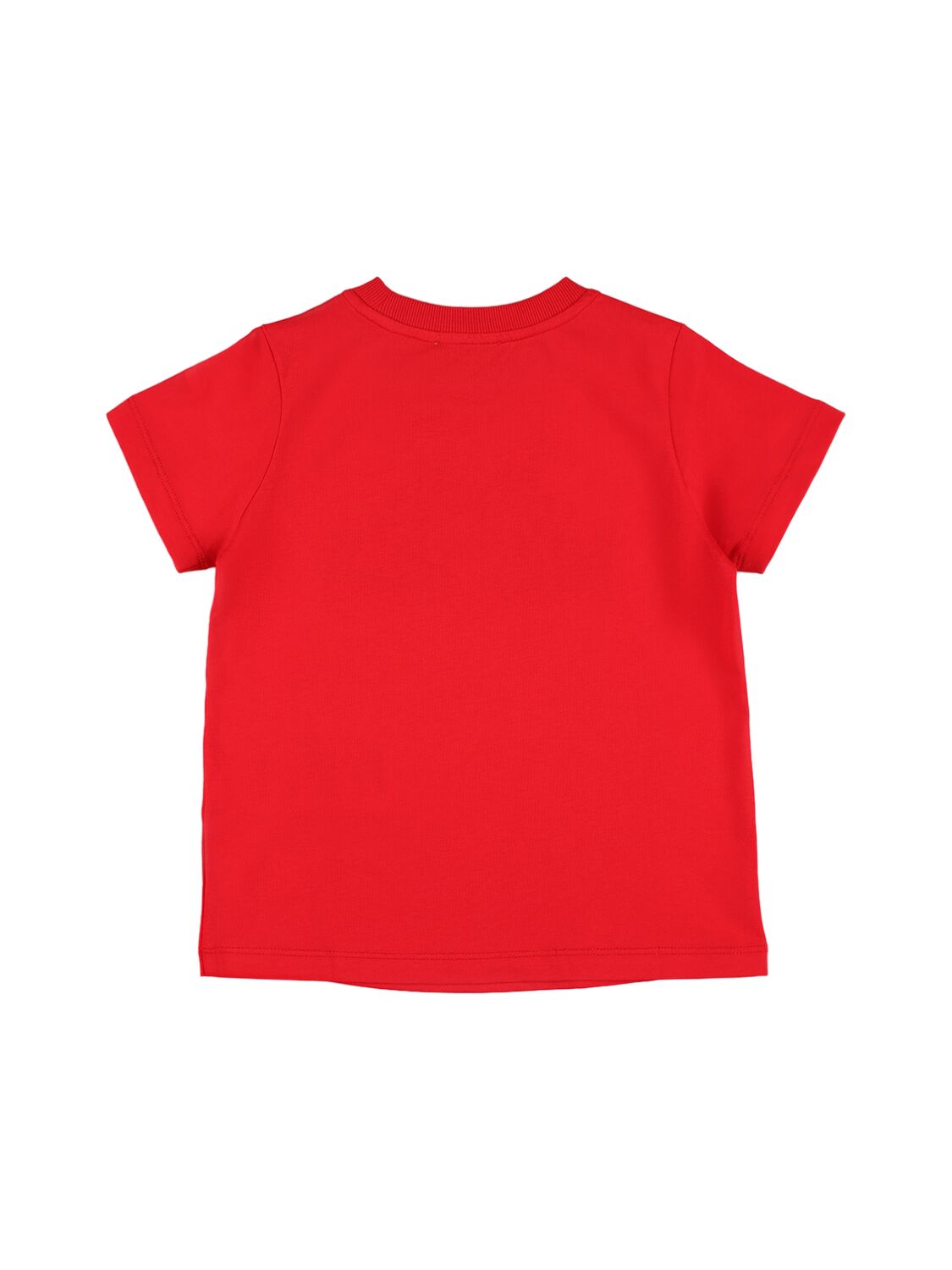 Shop Moschino Cotton Jersey T-shirt In Red