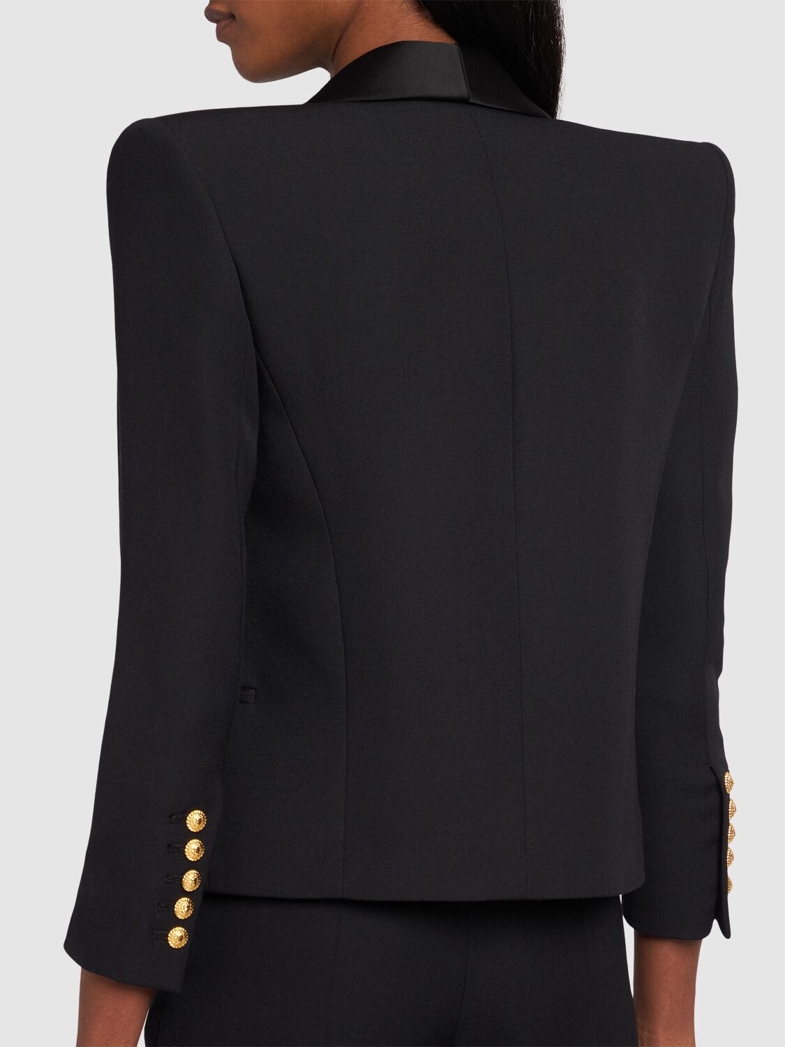 BALMAIN BOXY WOOL JACKET 