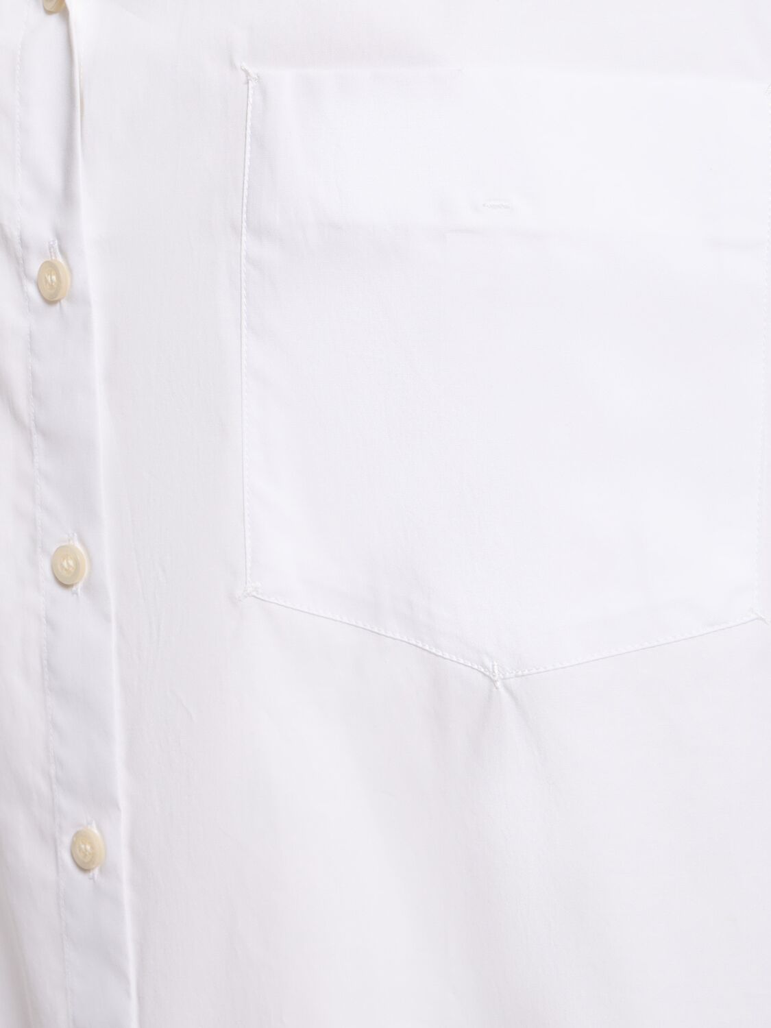 Shop Acne Studios Cotton Poplin Classic Shirt In White