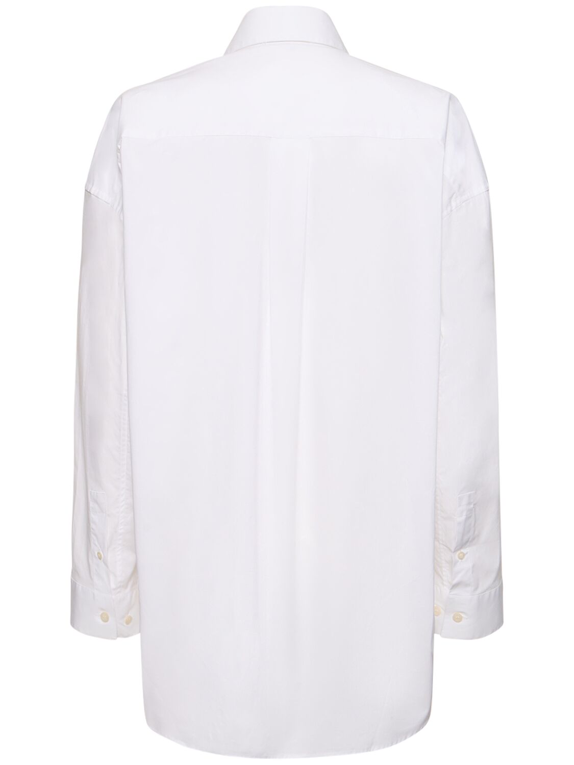 Shop Acne Studios Cotton Poplin Classic Shirt In White
