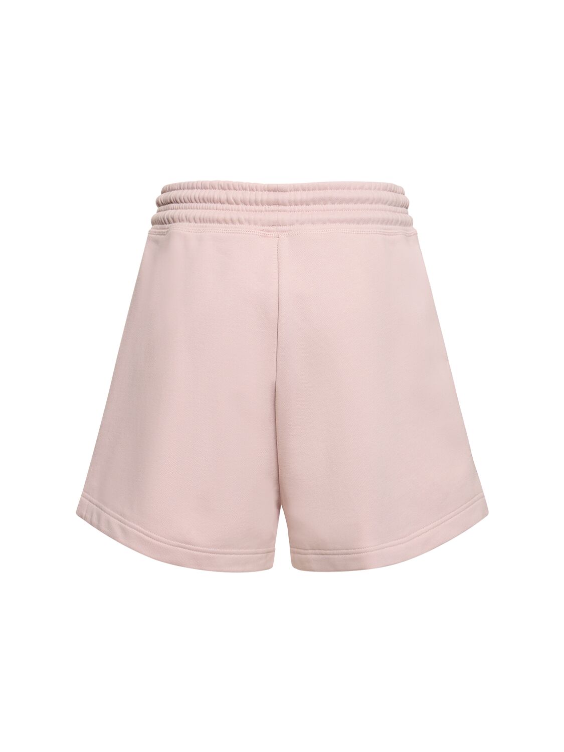 Shop Adidas By Stella Mccartney Cotton Terry Shorts In Pink