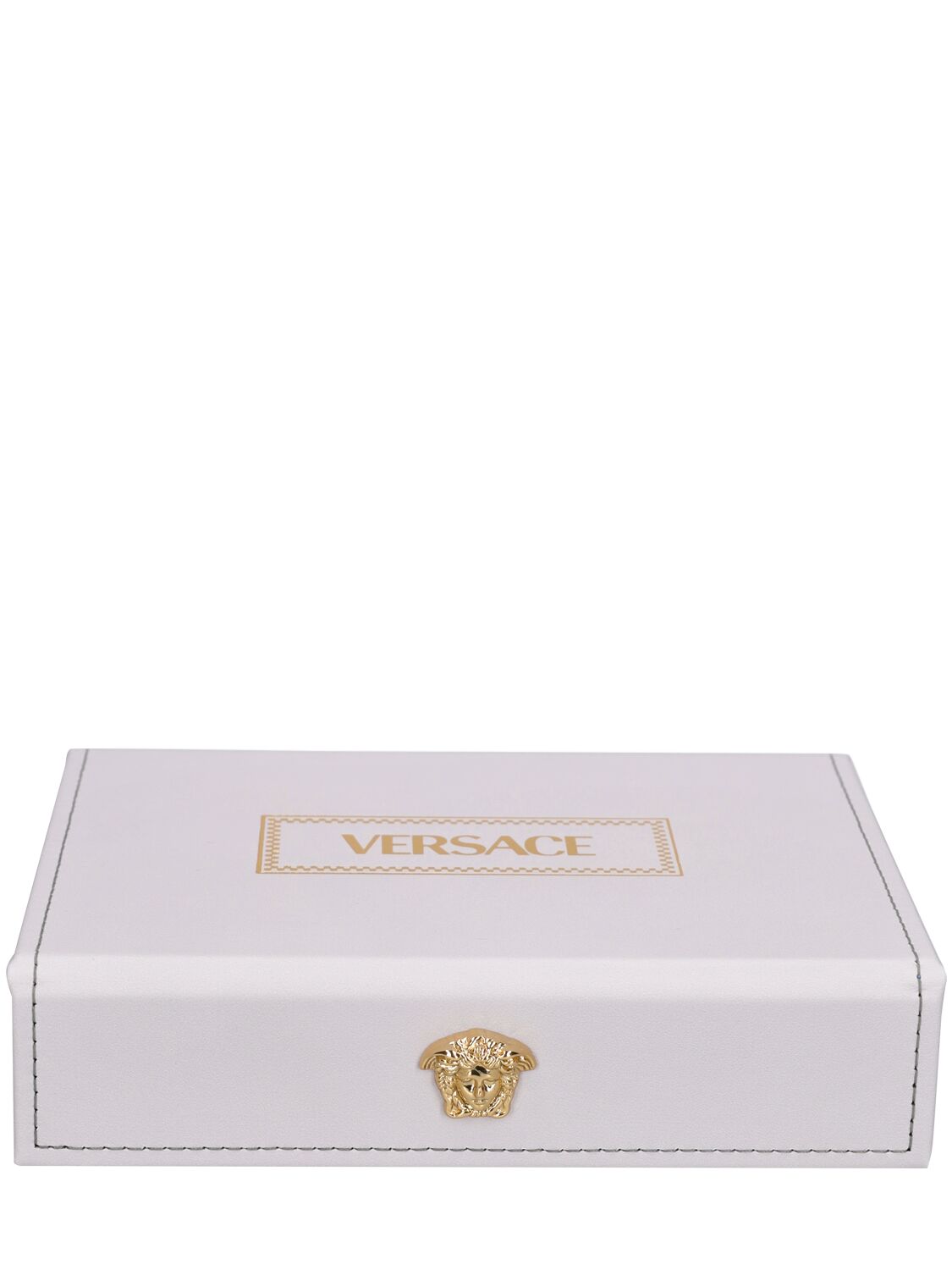 Shop Versace Barocco Playing Cards In Silver
