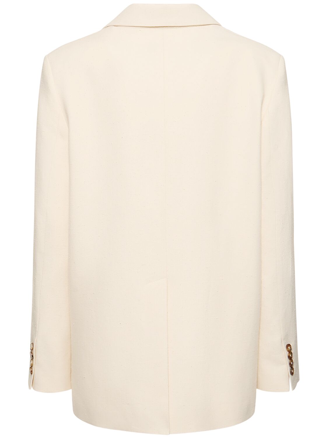 Shop Loulou Studio Gorak Cotton Blend Blazer In White