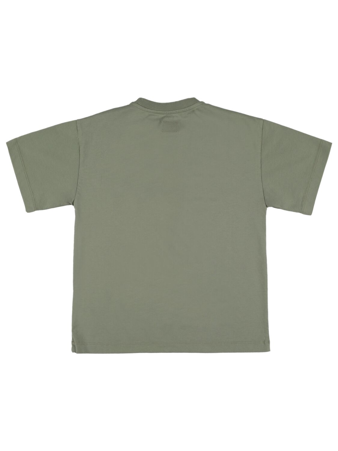 Shop C.p. Company Cotton Jersey T-shirt W/pocket In Dark Green