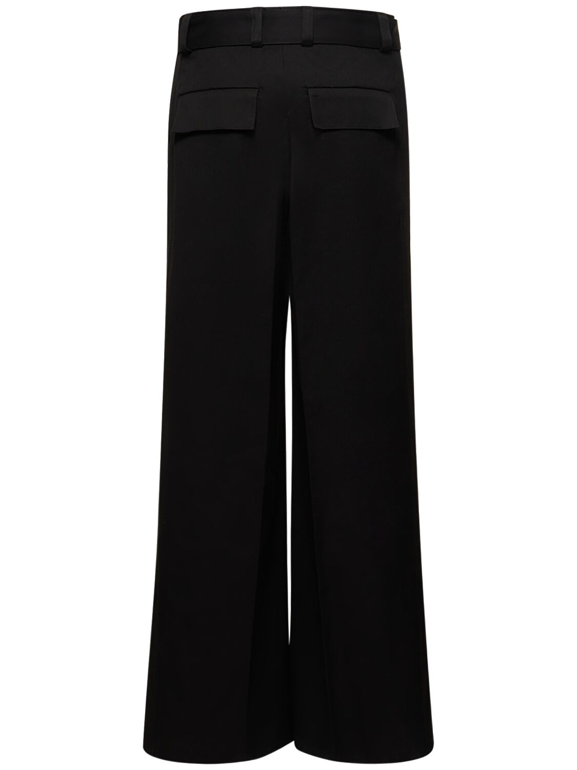 Shop Jil Sander Cotton Gabardine Relaxed Fit Pants In Black