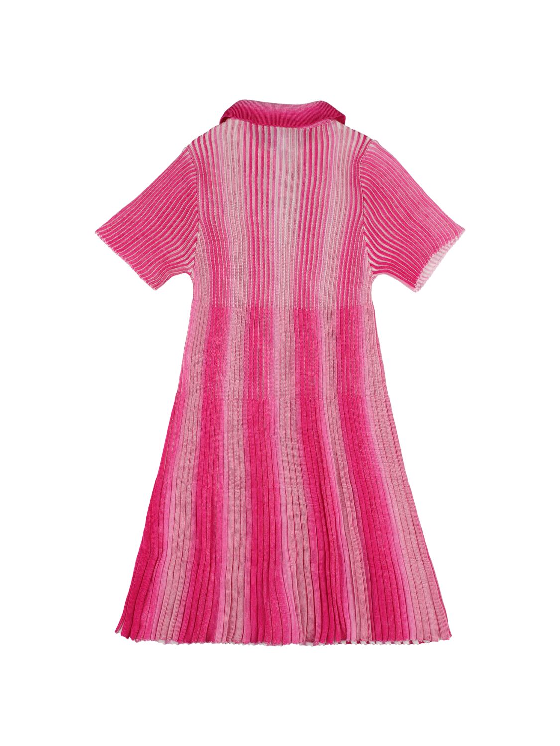 Shop Missoni Viscose Knit Dress In Pink