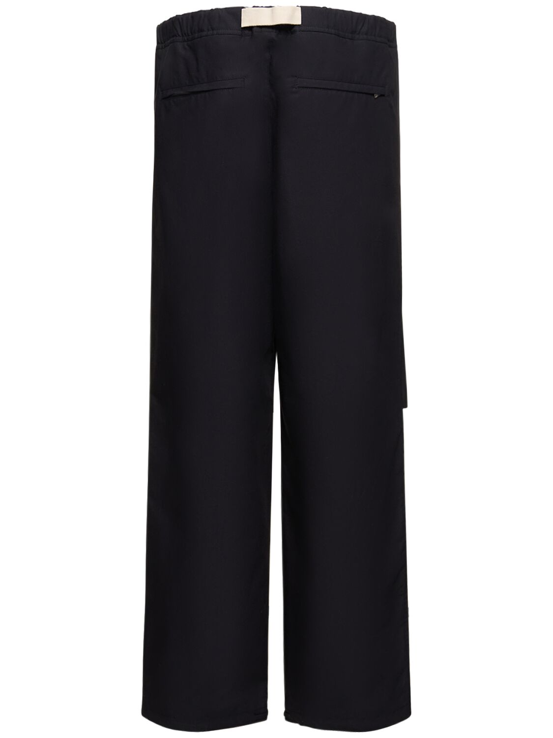 Shop Jil Sander Relaxed Fit Cotton Pants In Midnight