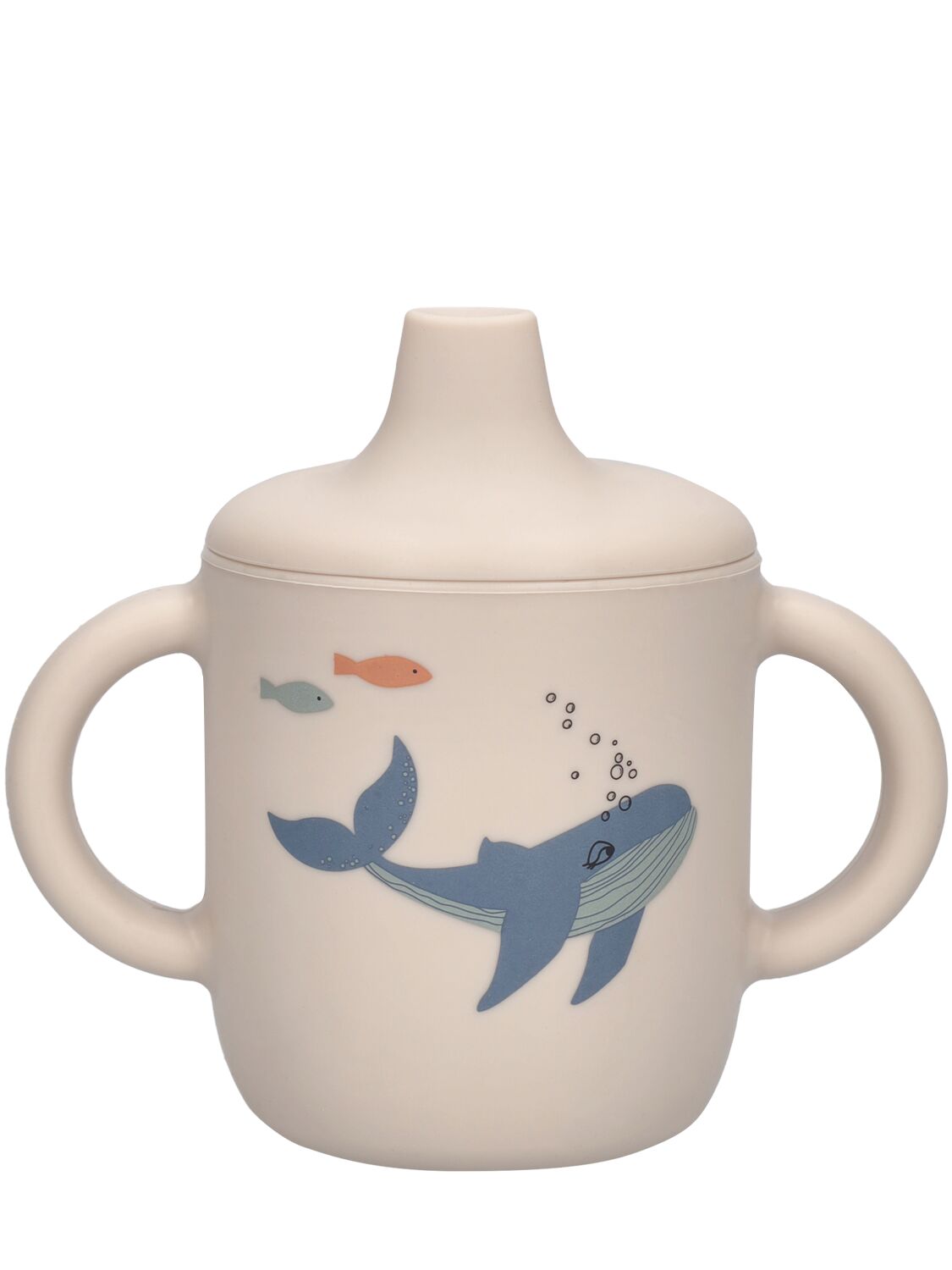 Image of Sea Print Silicone Sippy Cup