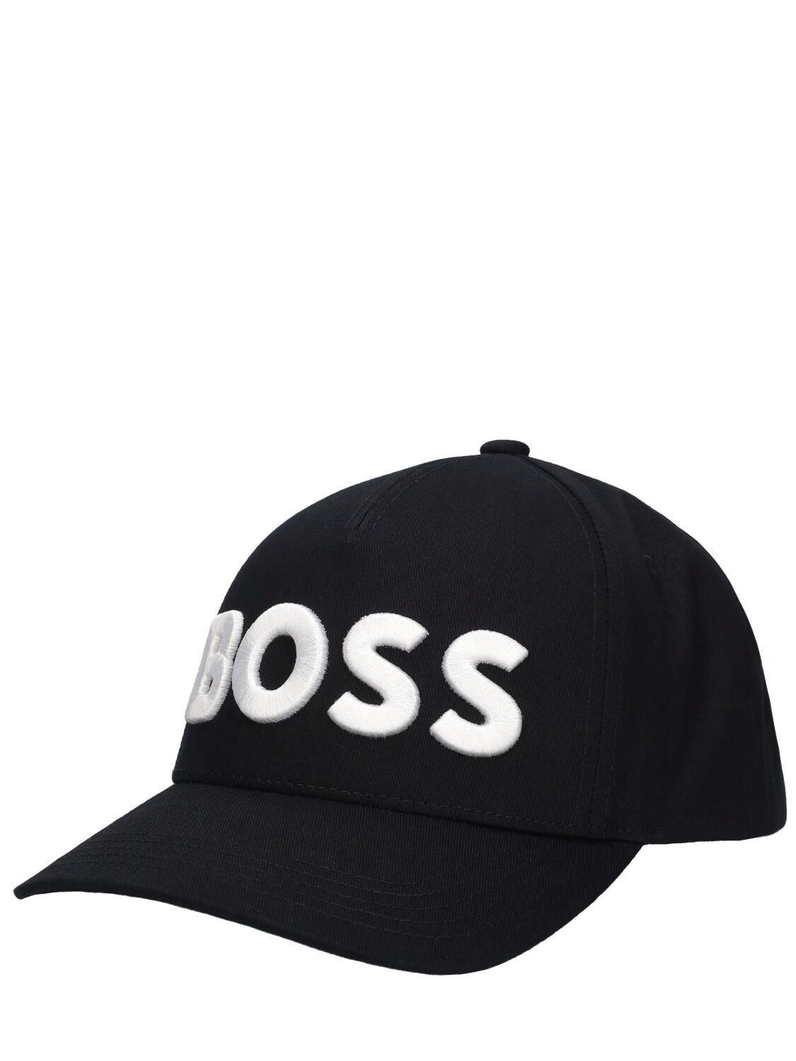 Shop Hugo Boss Sevile Cotton Hat In Black