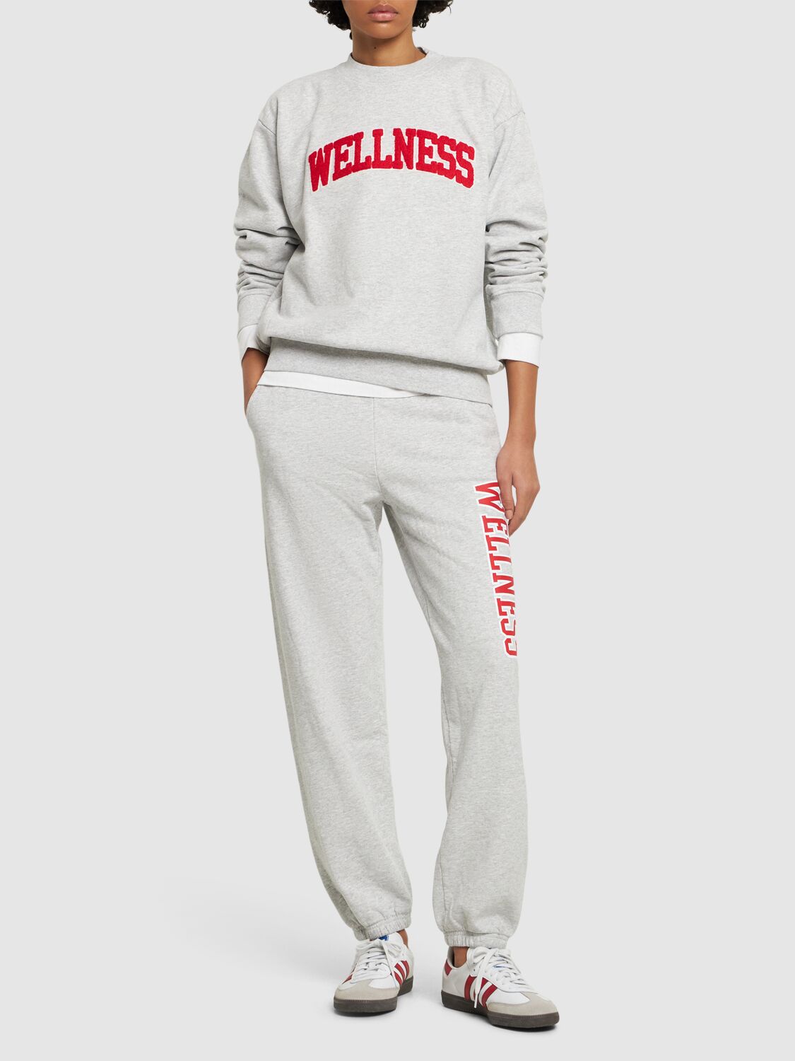 Shop Sporty And Rich Wellness Ivy Unisex Sweatpants In Grey