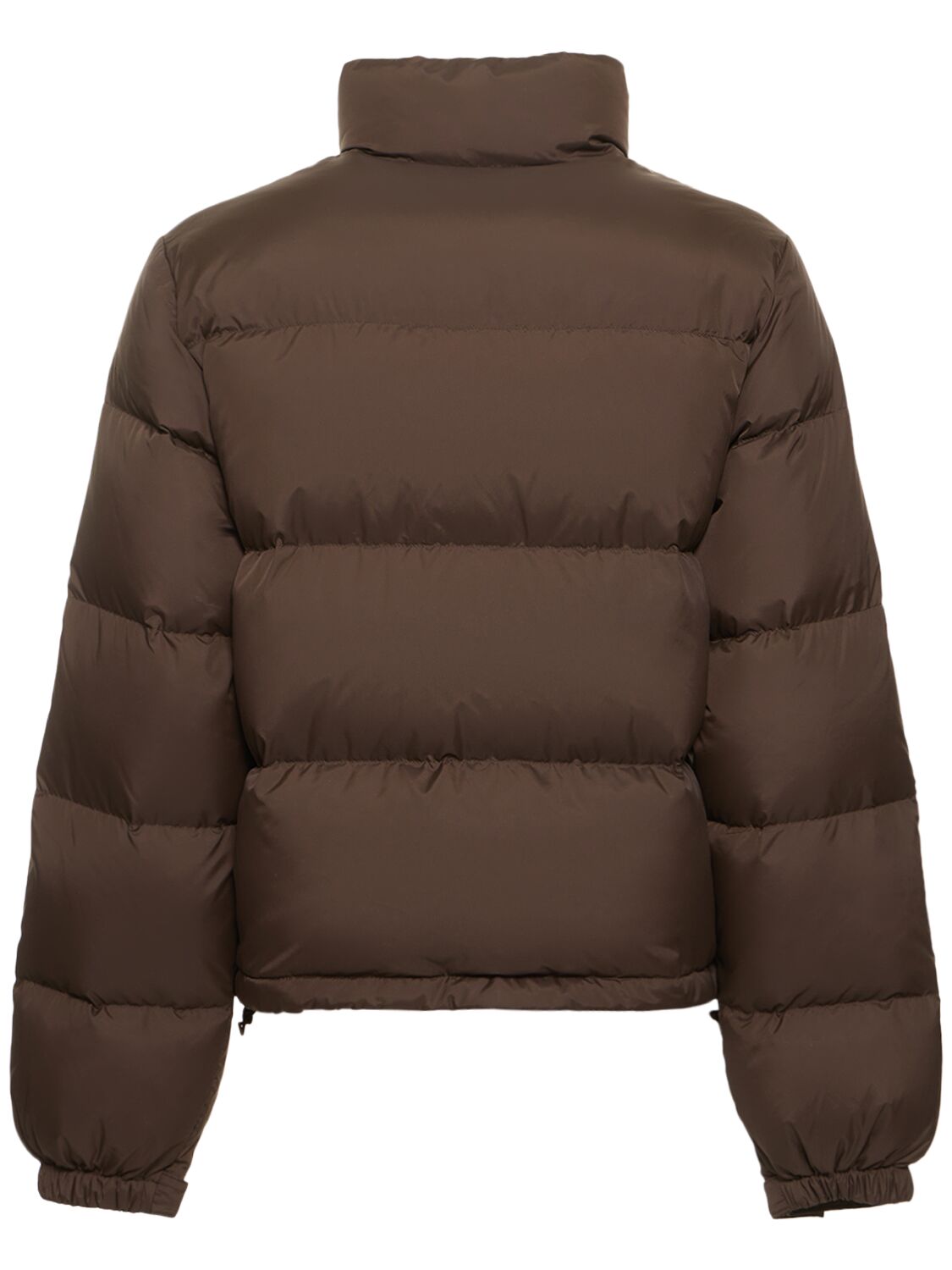 Shop Sporty And Rich Vendome Cropped Down Jacket In Brown