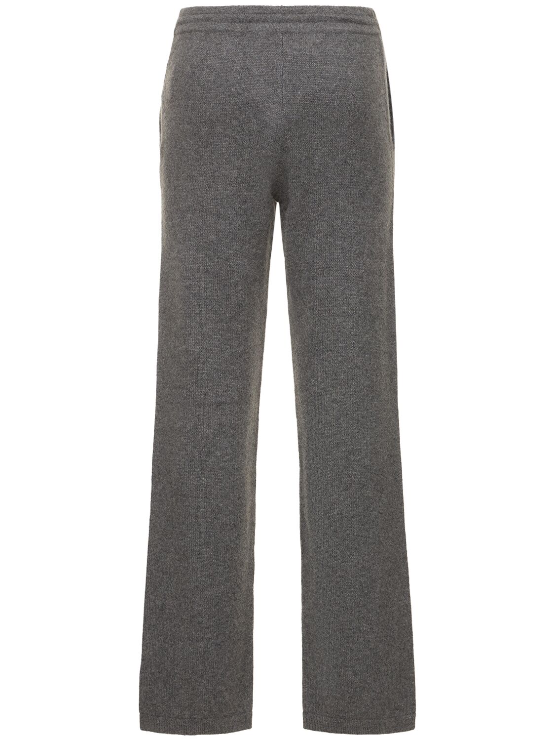 Shop Sporty And Rich Src High Waist Cashmere Pants In Grey