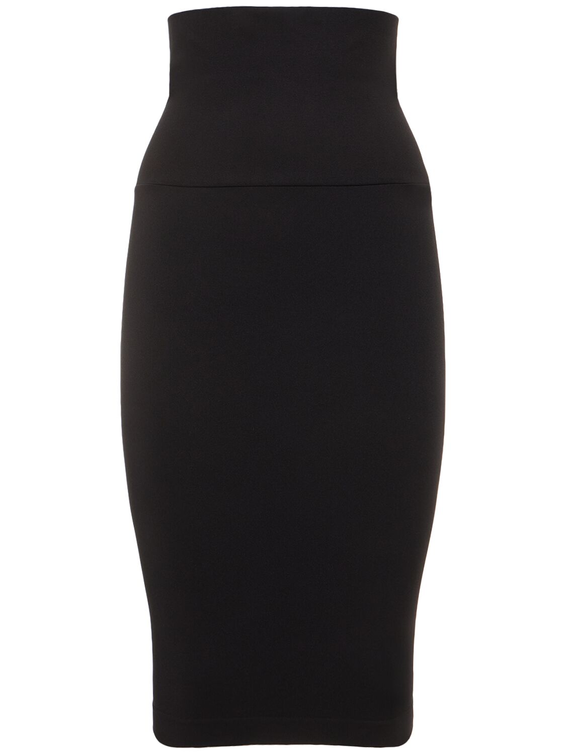 Image of Enrica Stretch Jersey Midi Pencil Skirt